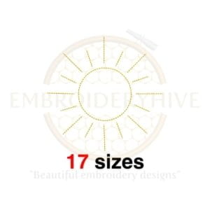 Buy Sunshine machine embroidery design