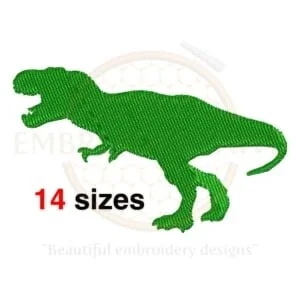 Buy T-Rex dinosaur machine embroidery design