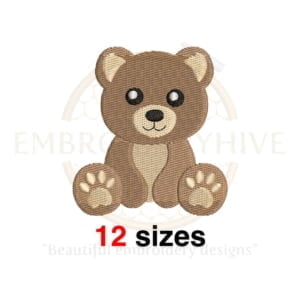 Buy Teddy Bear machine embroidery design