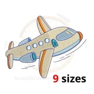 Buy Plane machine embroidery design