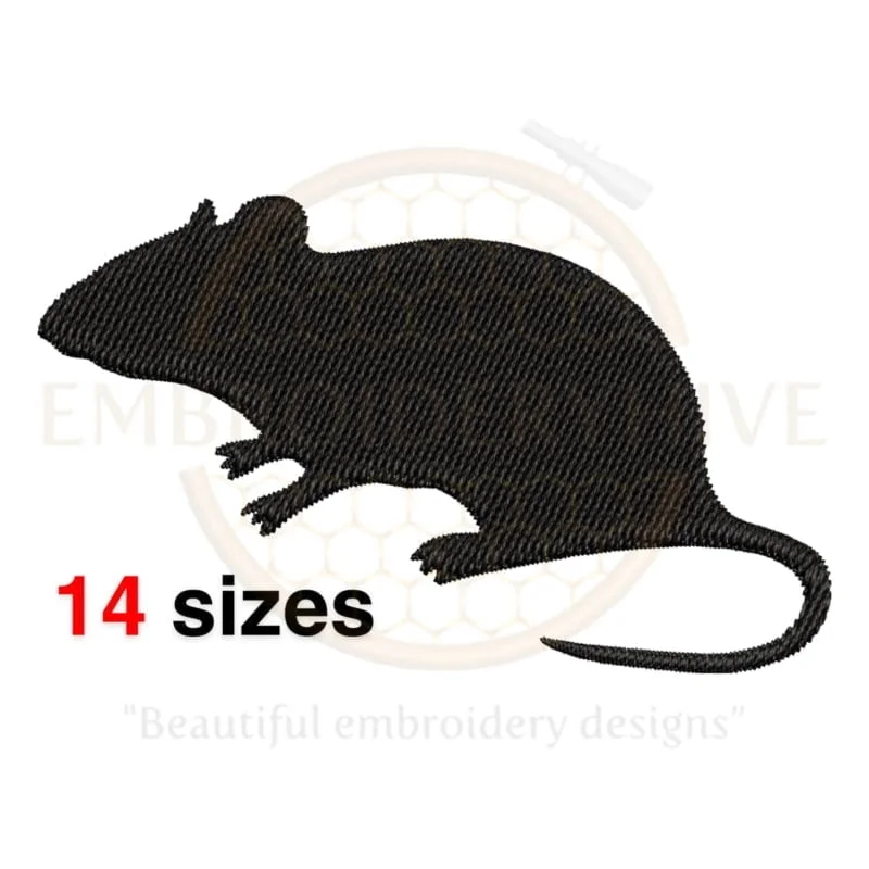 Buy Rat machine embroidery design