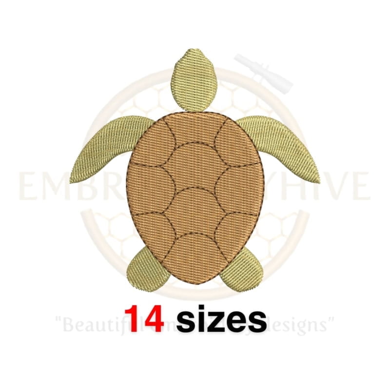 Buy Turtle machine embroidery design