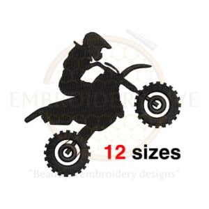 Buy Biker Machine embroidery design