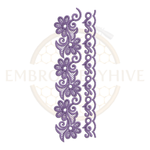 Buy border machine embroidery design