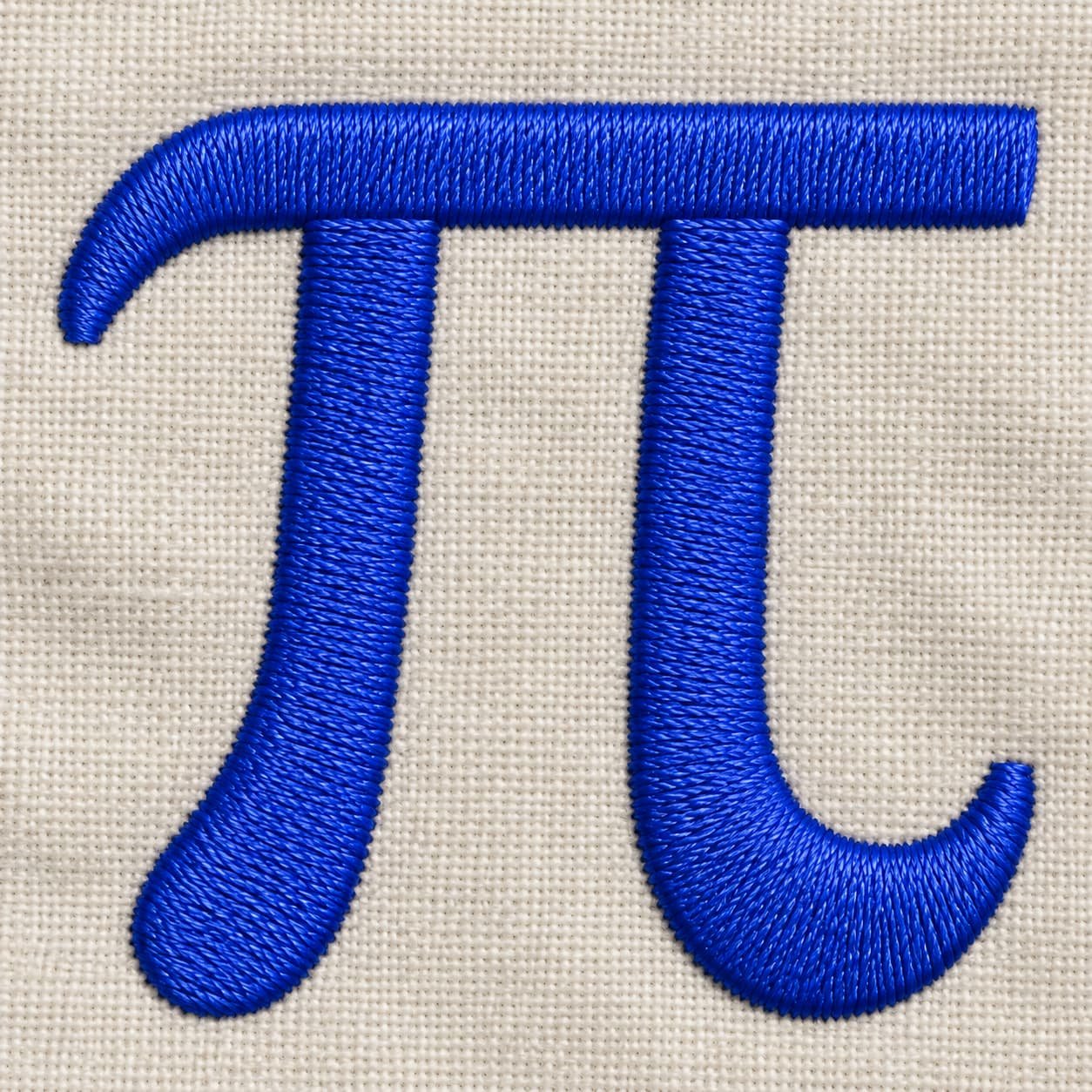 Pi symbol Embroidery Design - Image 3