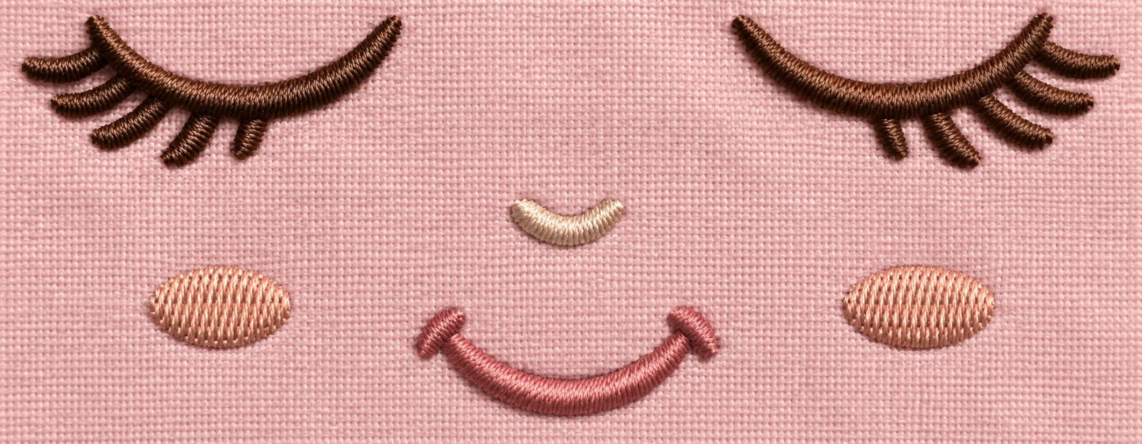 Pretty Doll Face Embroidery Design - Image 3