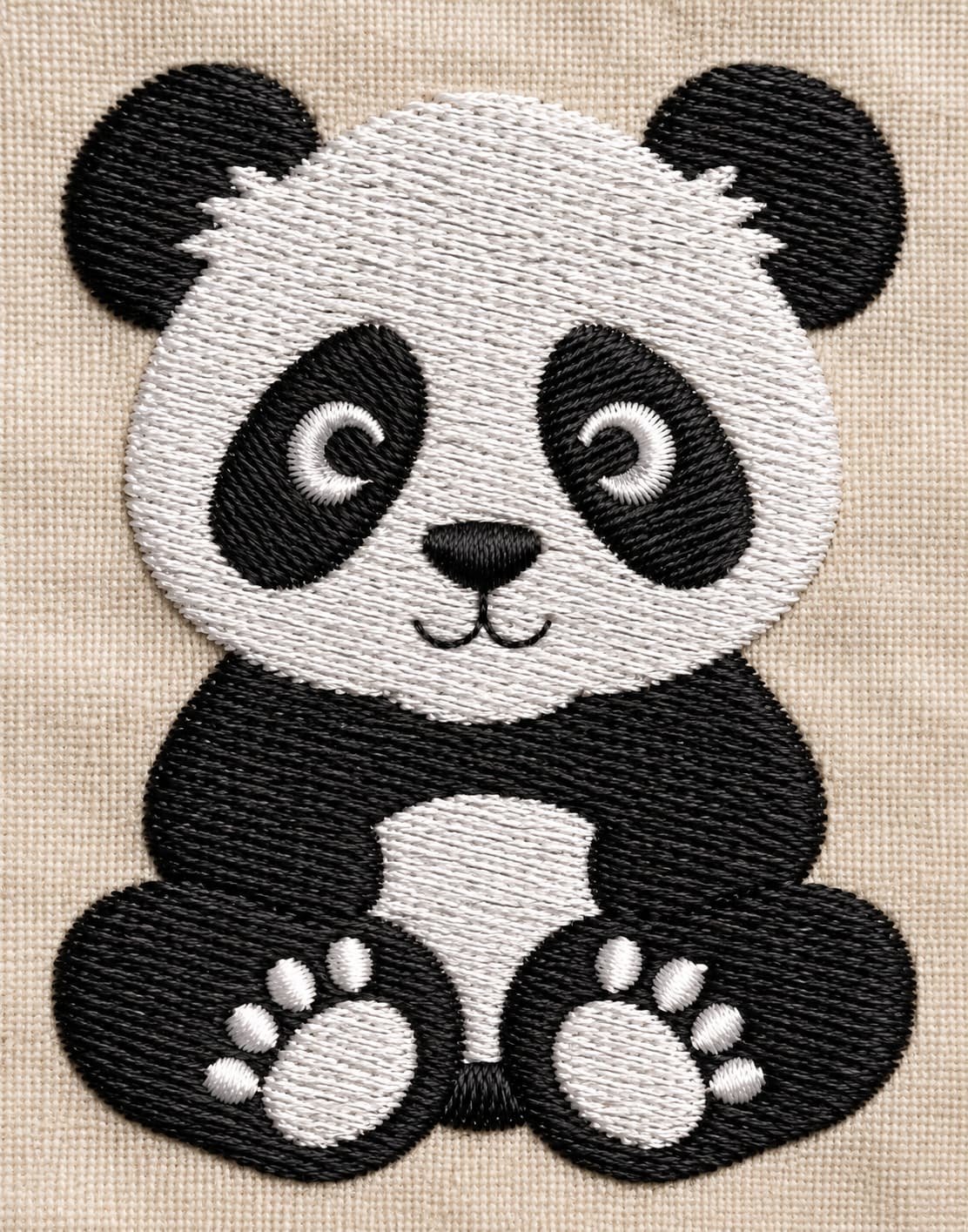 Baby Panda Embroidery design - Image 3