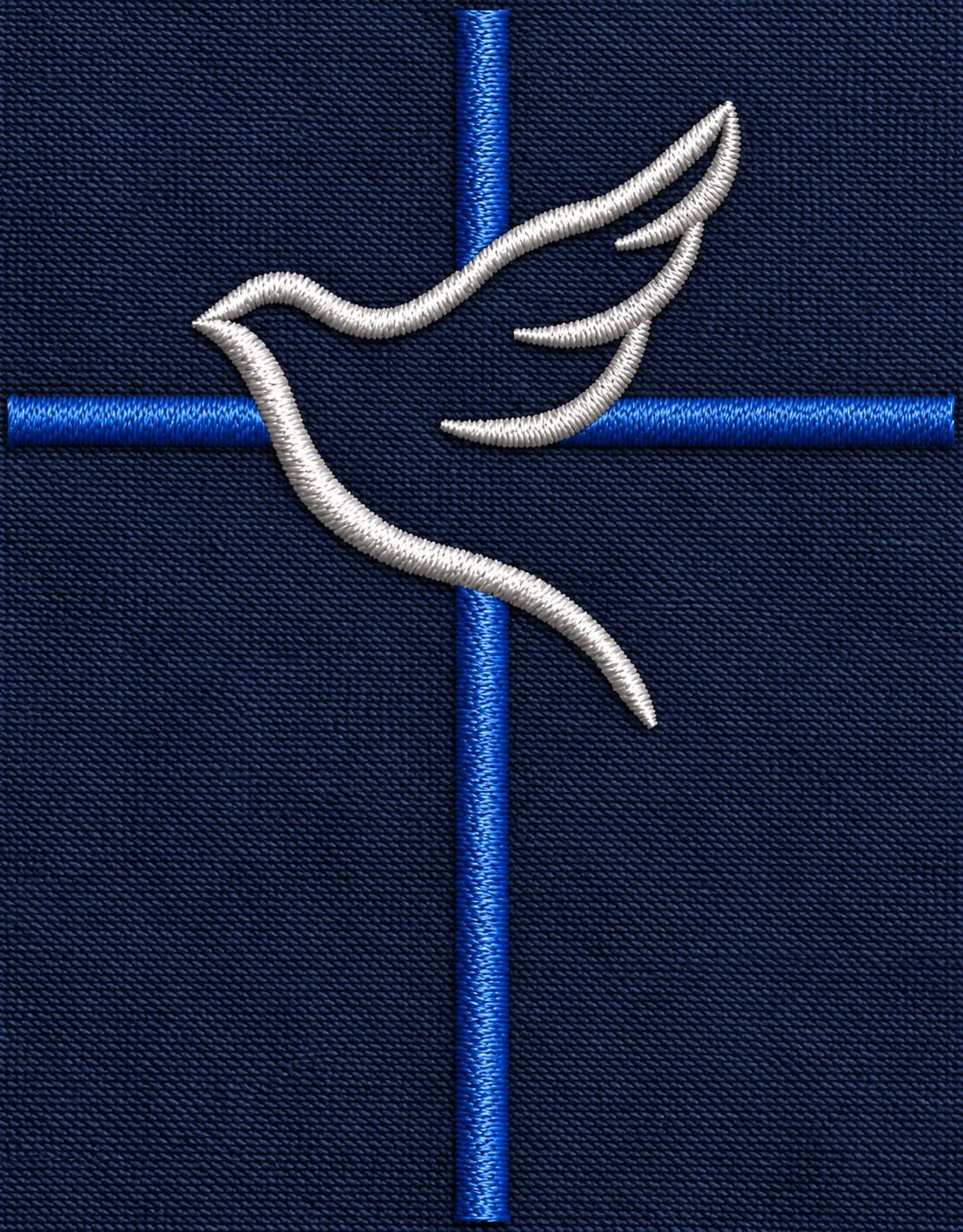 Dove Cross Embroidery design - Image 3