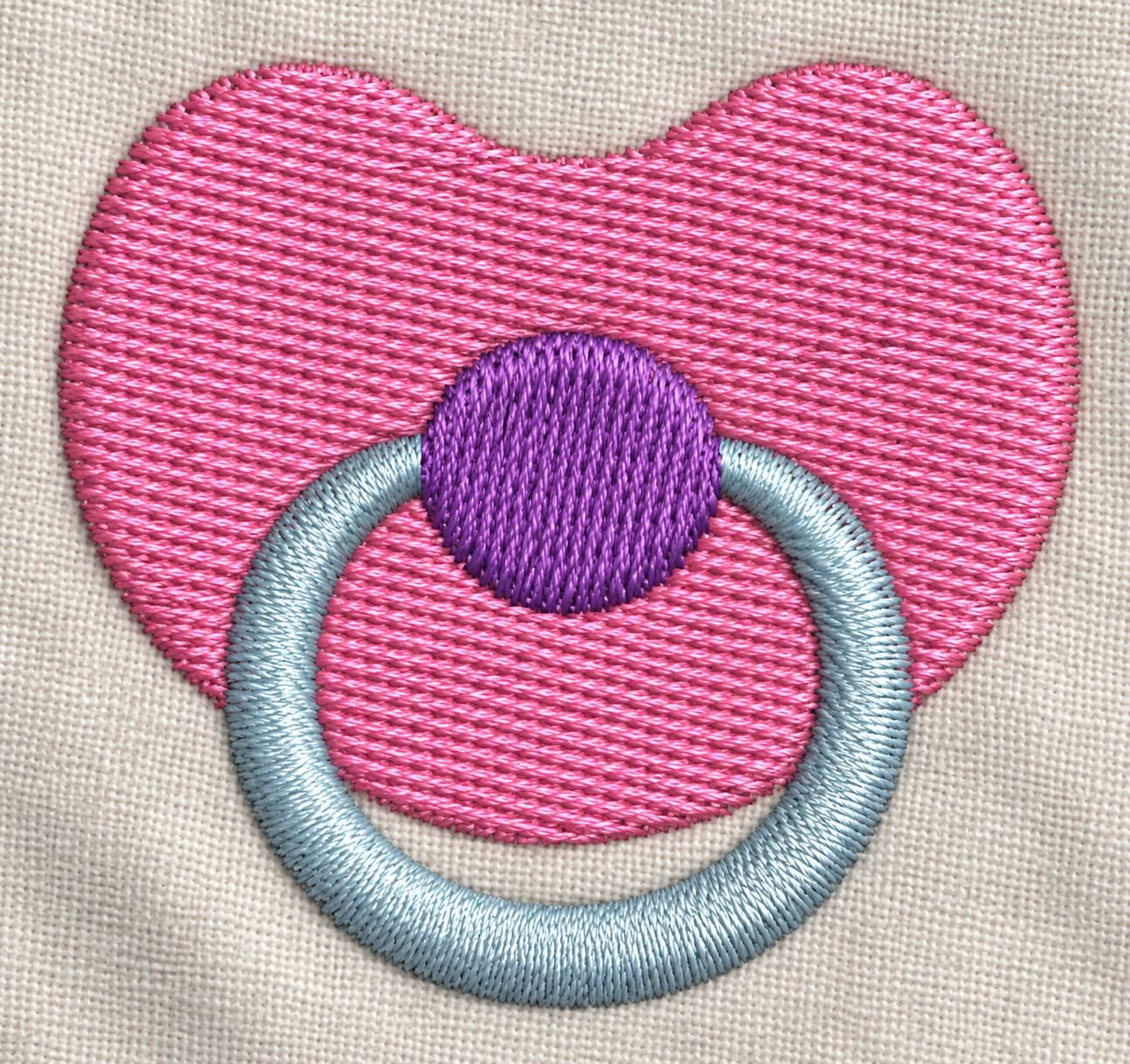 Pacifier Embroidery Design - Image 3