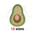 Buy Avocado embroidery design for machines