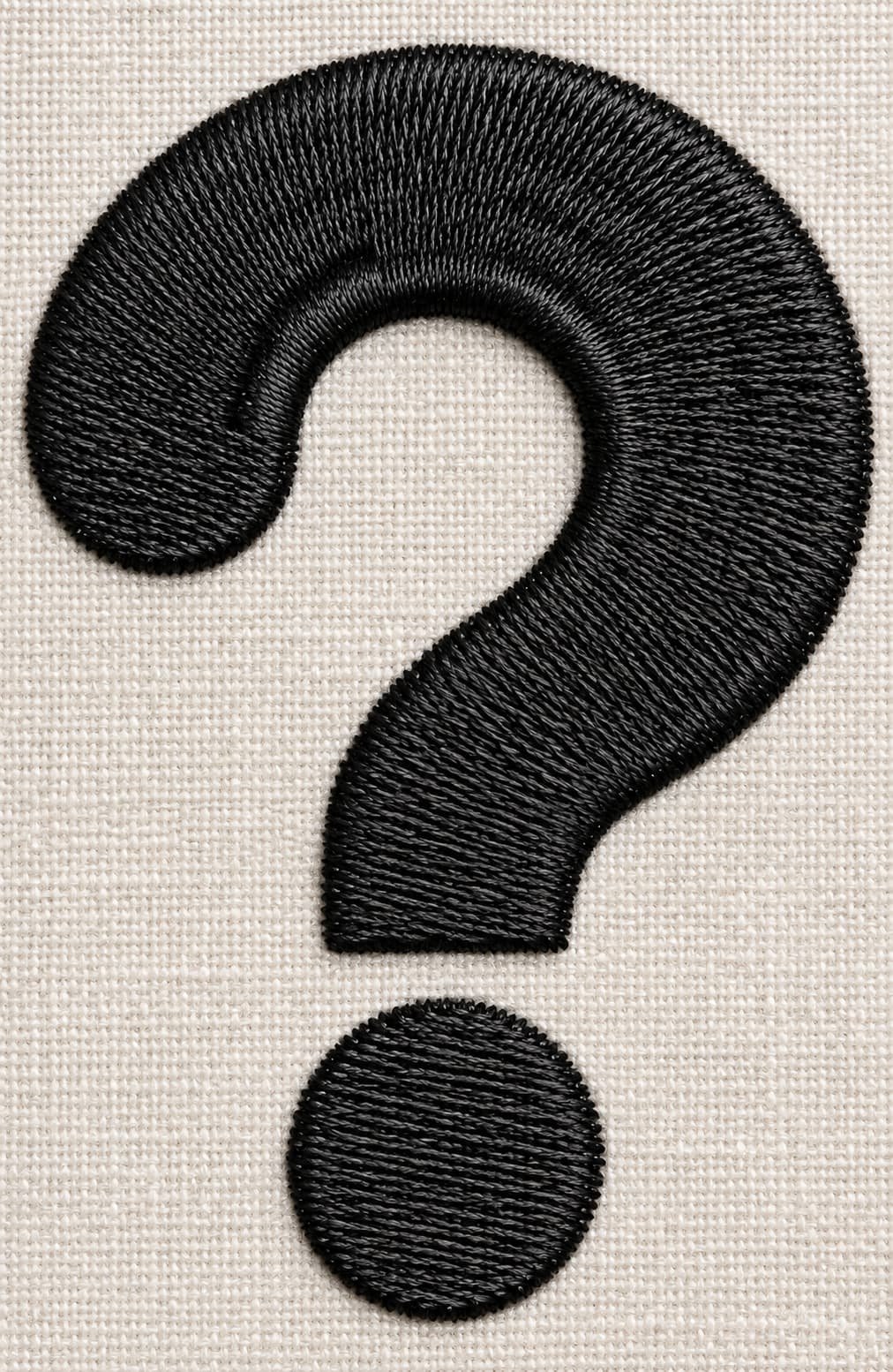 Question Mark Embroidery Design - Image 3