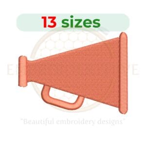 Buy Megaphone machine embroidery design