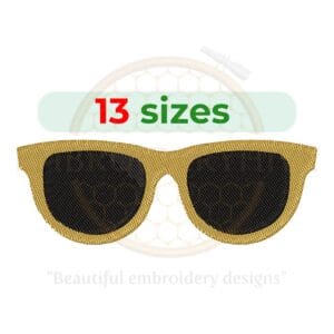 Buy Sunglasses machine embroidery design