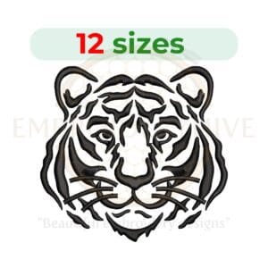 Buy Tiger machine embroidery design