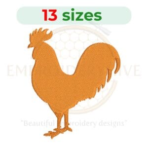 Buy Rooster machine embroidery design