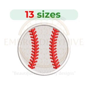 Buy Softball machine embroidery design