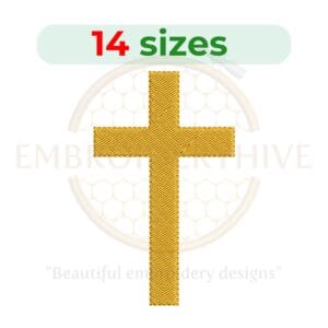 Buy Cross machine embroidery design