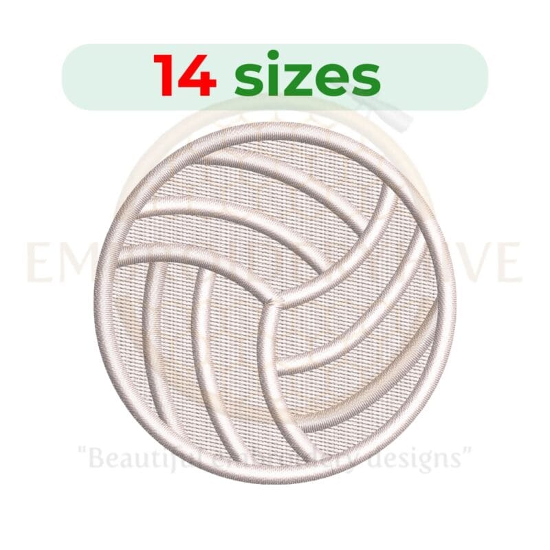 Buy Volleyball machine embroidery design