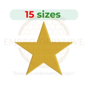 Buy Mini Star machine embroidery design