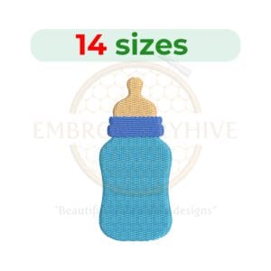 Buy Baby bottle embroidery design for machines