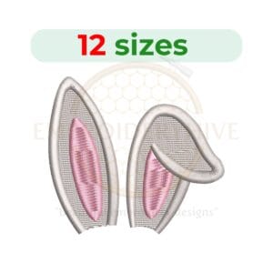 Buy Machine embroidery design of bunny ears