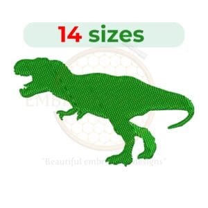 Buy T-Rex dinosaur machine embroidery design