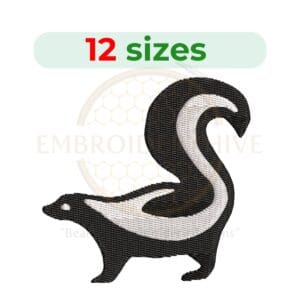 Buy Skunk machine embroidery design