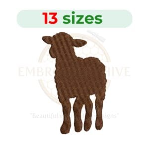 Buy Sheep machine embroidery design