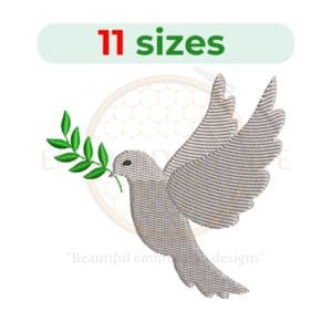 Buy Dove machine embroidery design