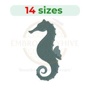 Buy Sea Horse machine embroidery design