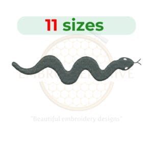 Buy Snake machine embroidery design