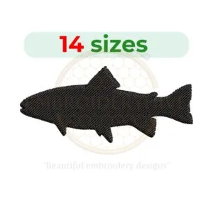 Buy Fish Machine embroidery design