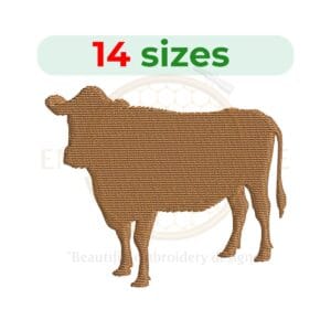 Buy Cow machine embroidery design