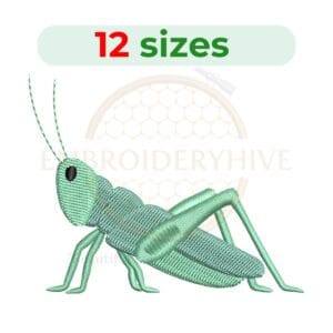 Buy Grasshopper machine embroidery design