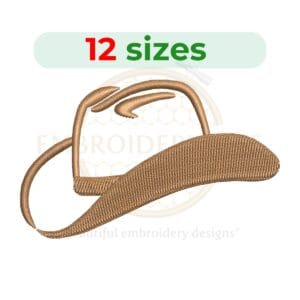 Buy Cowboy Hat machine embroidery design