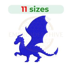 Buy Dragon machine embroidery design