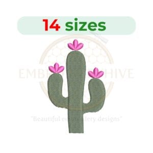 Buy Cactus machine embroidery design