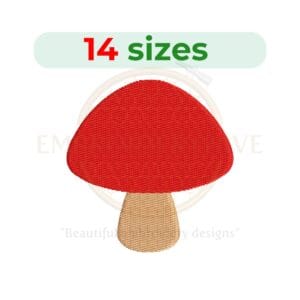 Buy Mushroom machine embroidery design