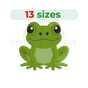 Buy Frog machine embroidery design