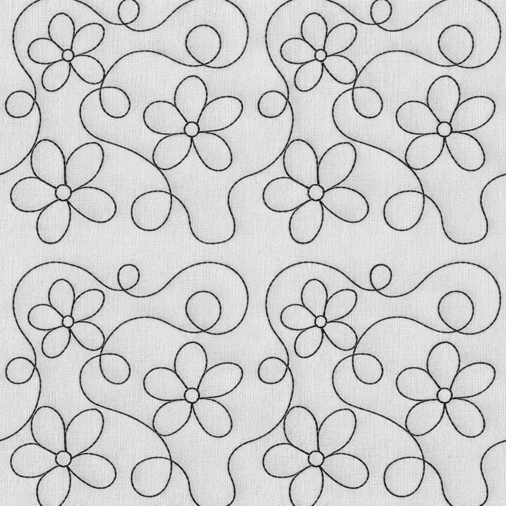Floral Quilting Embroidery Design | Edge to Edge Quilt Block - Image 6