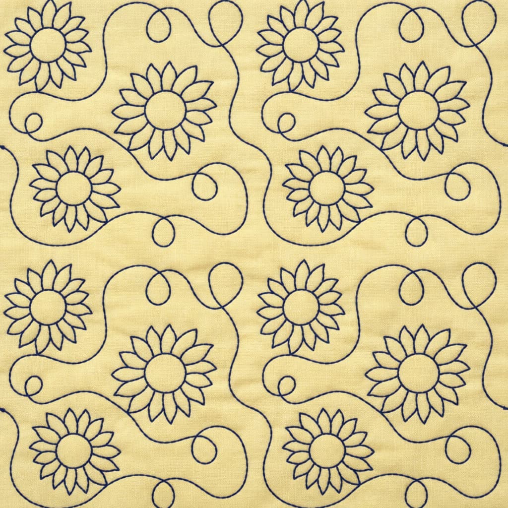 Sunflower Quilting Embroidery Design | Edge to Edge Quilt Block - Image 6