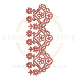 Buy border machine embroidery design