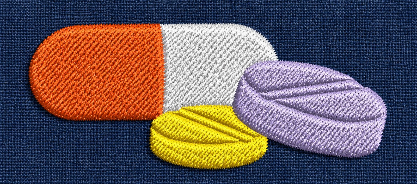 Medicine pills Embroidery Design - Image 3
