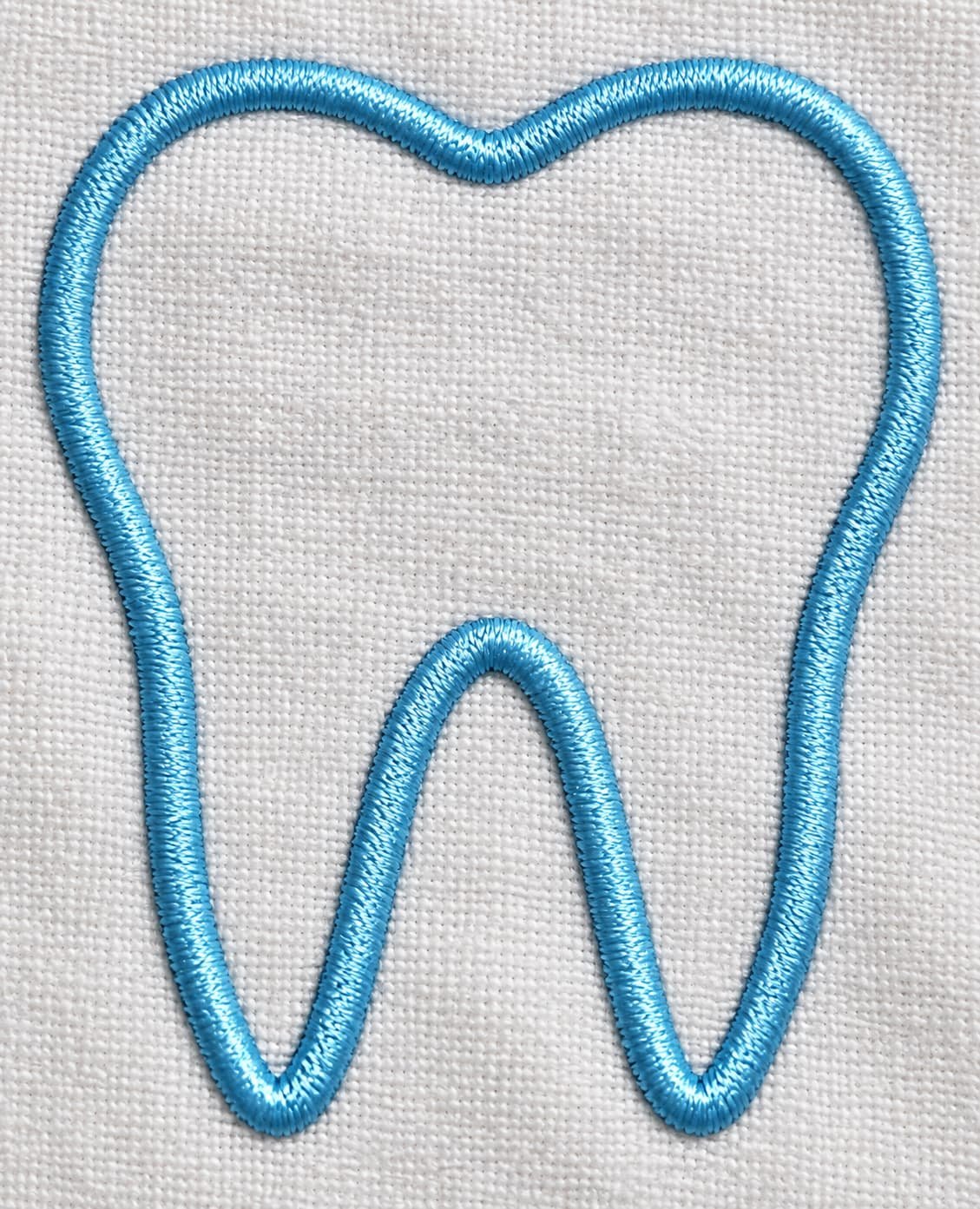 Tooth Outline Embroidery Design - Image 3