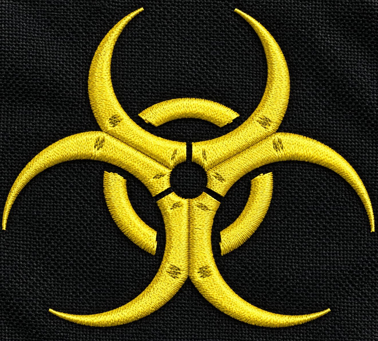 biohazard symbol Embroidery Design - Image 3