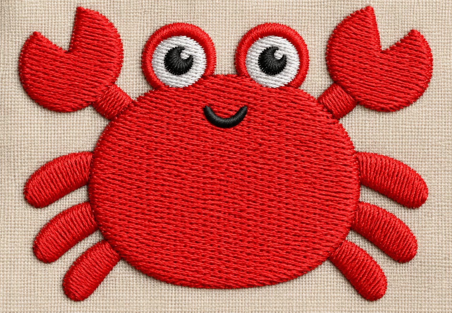 Baby Crab Embroidery Design - Image 3