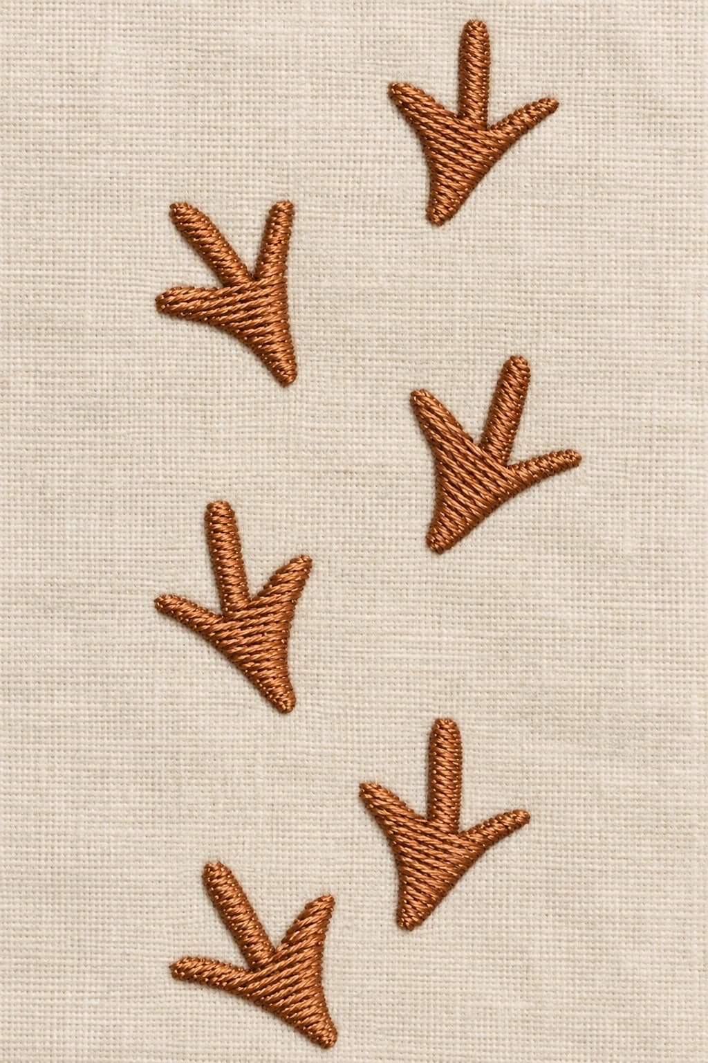 Chicken Footprints Embroidery Design - Image 3