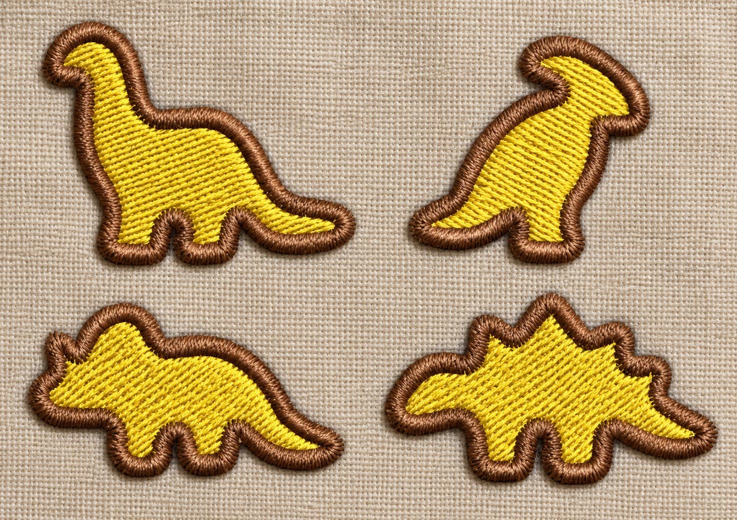 Dinosaur Nuggets Embroidery Design - Image 3