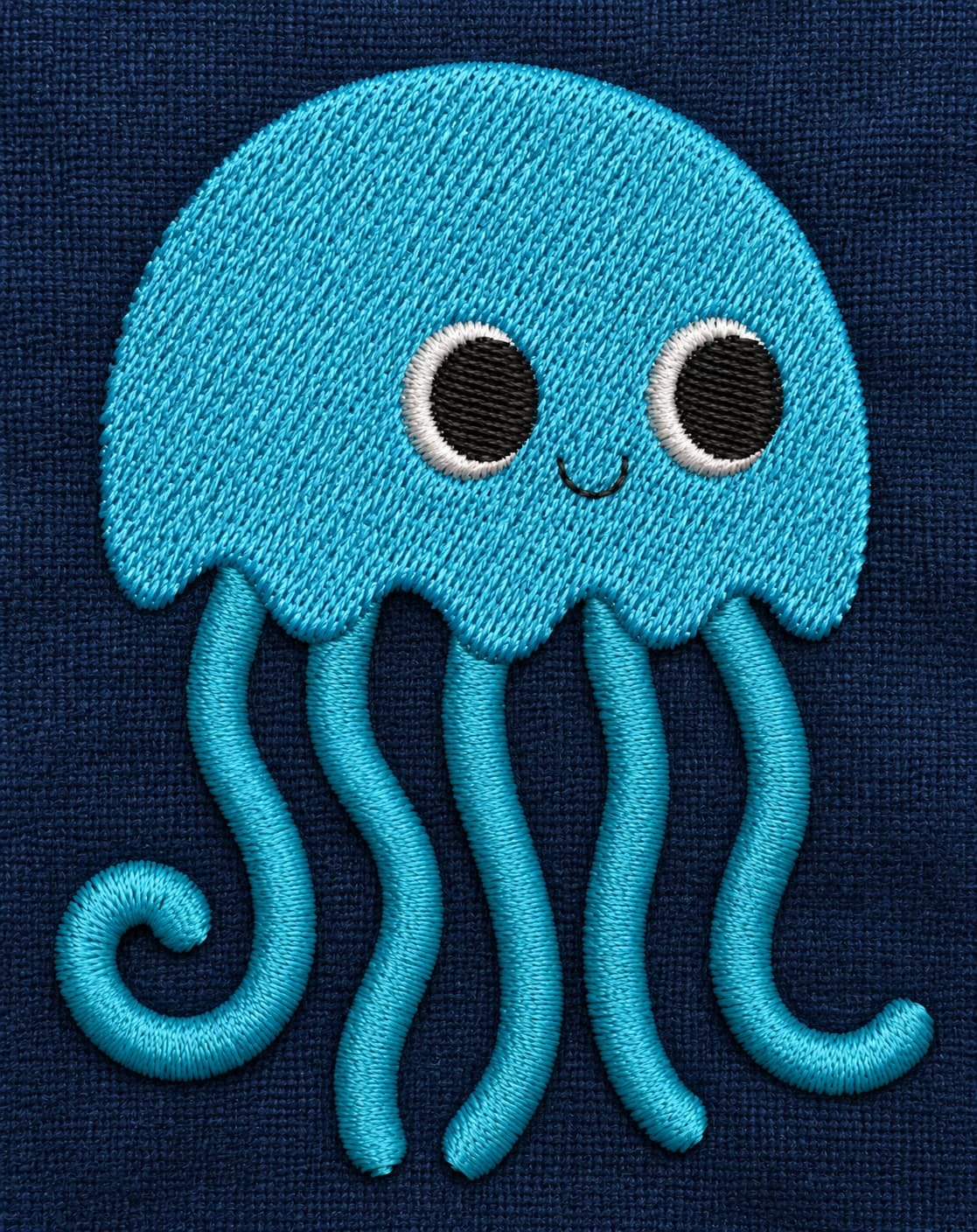 Jellyfish Embroidery Design - Image 3