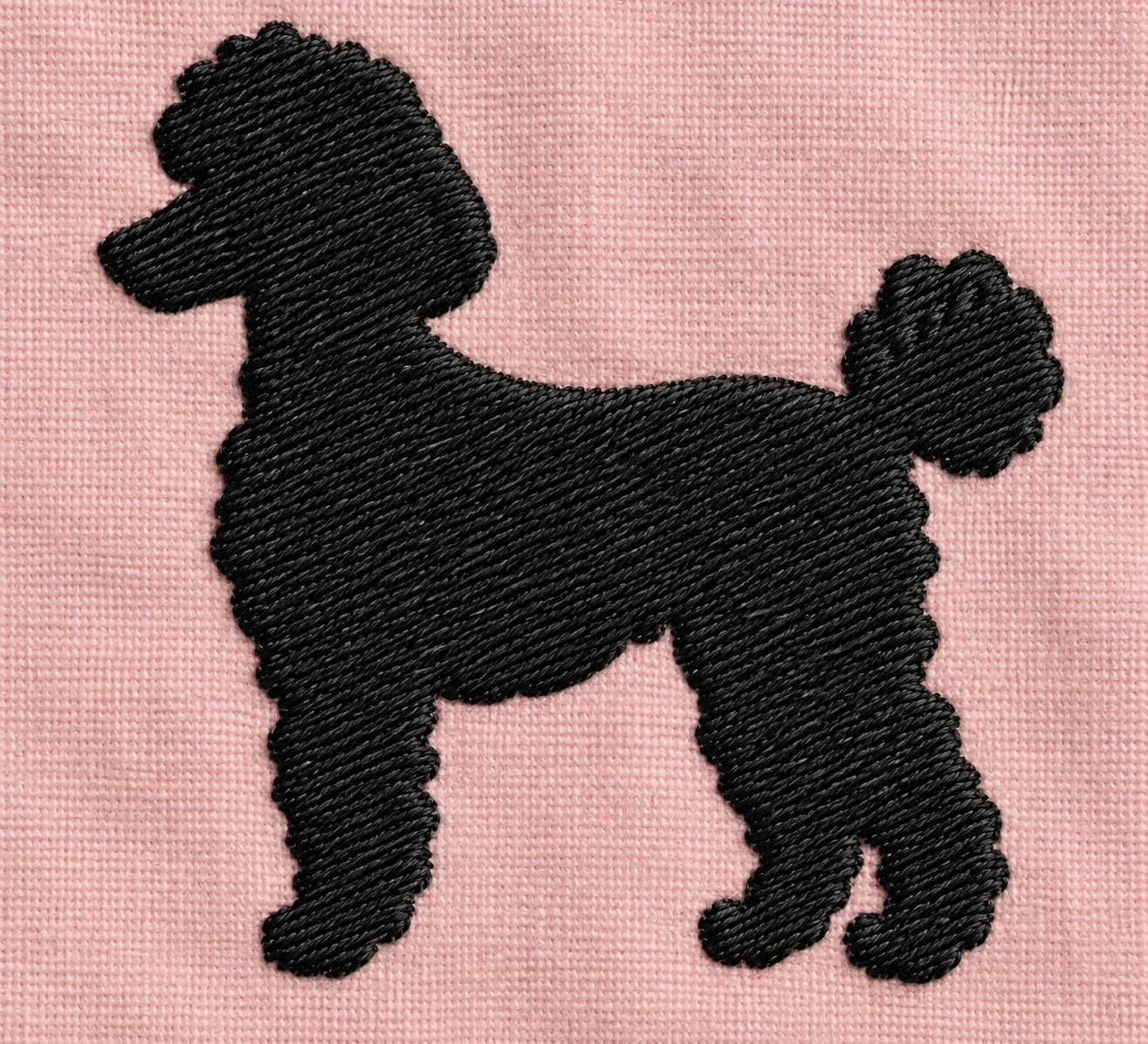 Poodle Embroidery Design - Image 3